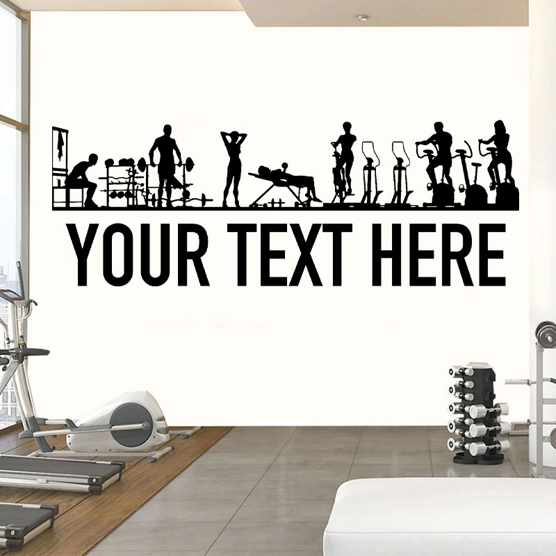 Crossfit Equipment - Gym People & Equipment Wall Decals