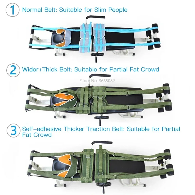 Ankle Mobility Band - Canvas Adjustable Lumbar Traction Belt Bed
