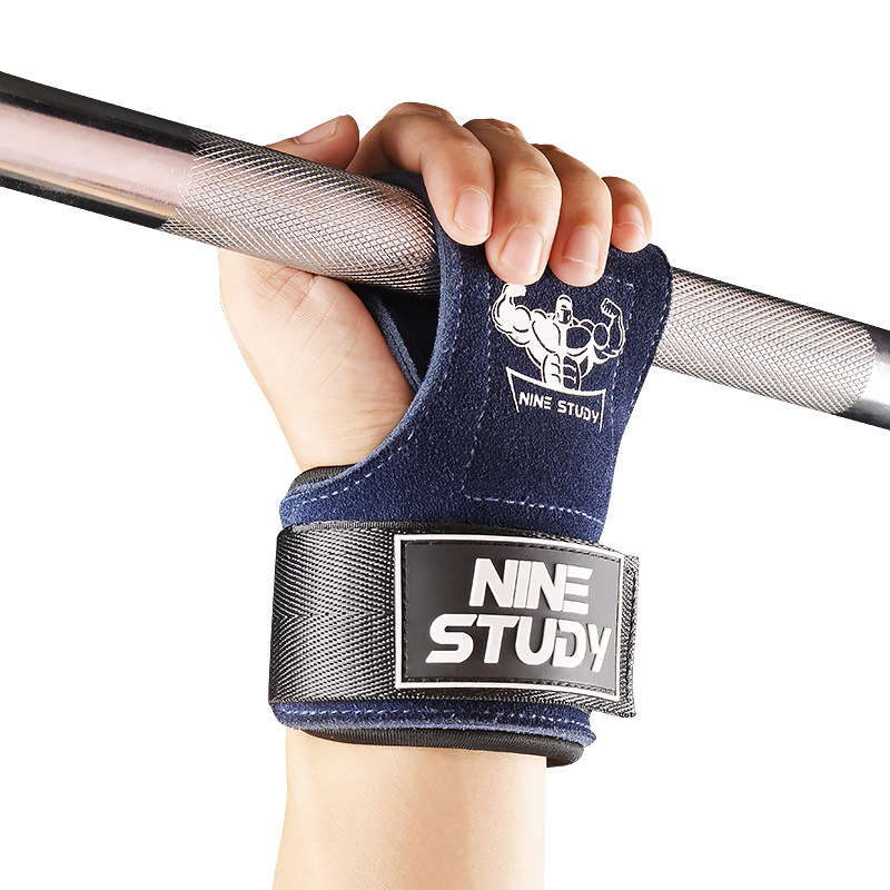 New Leather Gym Gloves Pull-up - Crossfit Equipment ulasan dan harga