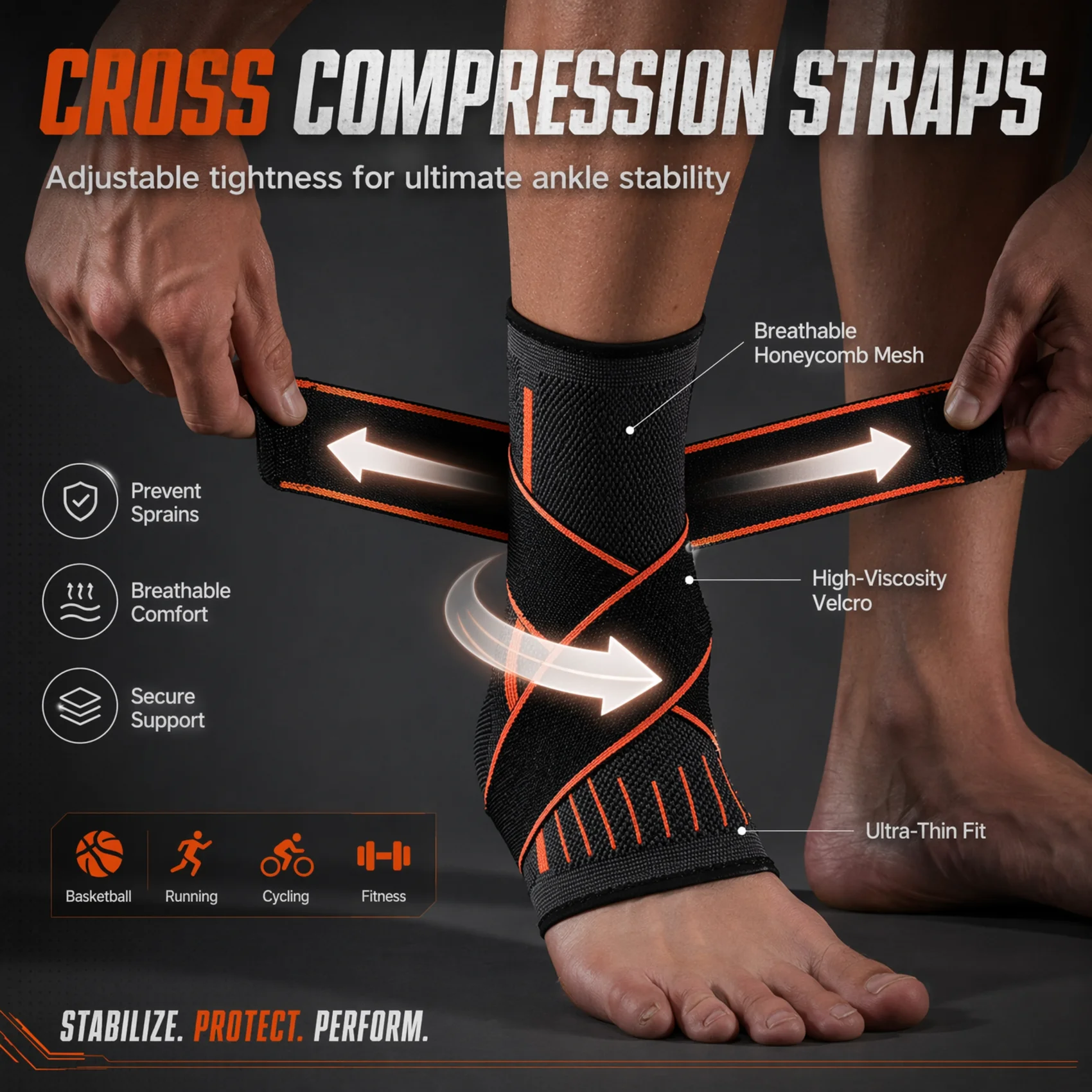 Breathable Compression Ankle B - Ankle Mobility Band ulasan dan harga