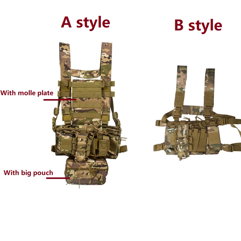 D3CR Chest Rig Vest Multicam B - Crossfit Gear Men ulasan dan harga