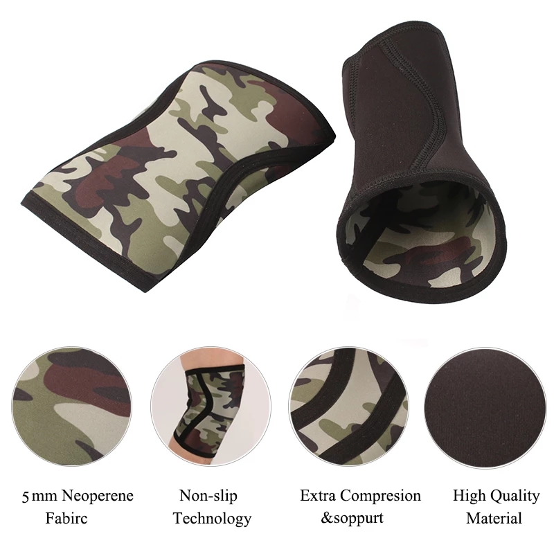 Compression Neoprene Knee Prot - Crossfit Gym ulasan dan harga