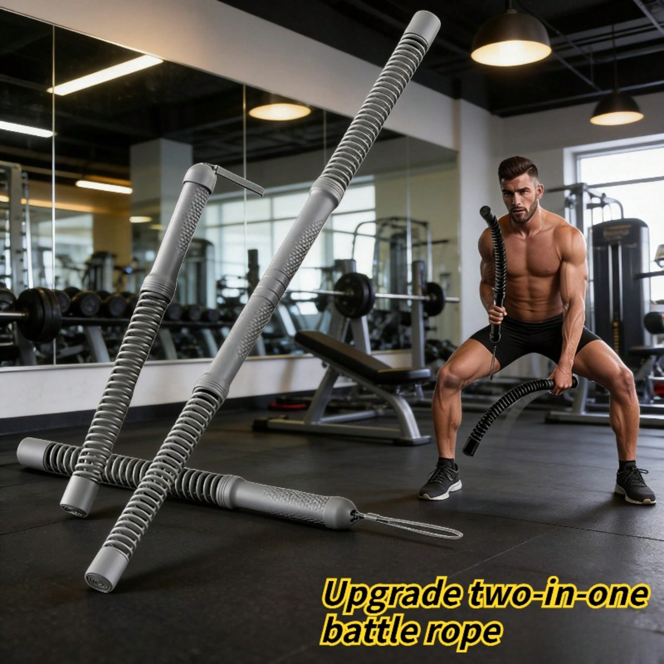 2-in-1 Upgraded Cordless Battl - Crossfit Equipment ulasan dan harga